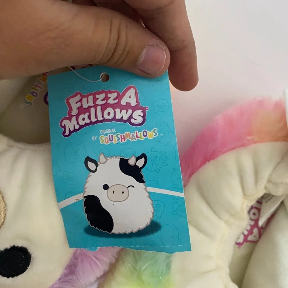 Squishmallows FuzzAMallows Collection Kids Plush Slippers Size 11–12